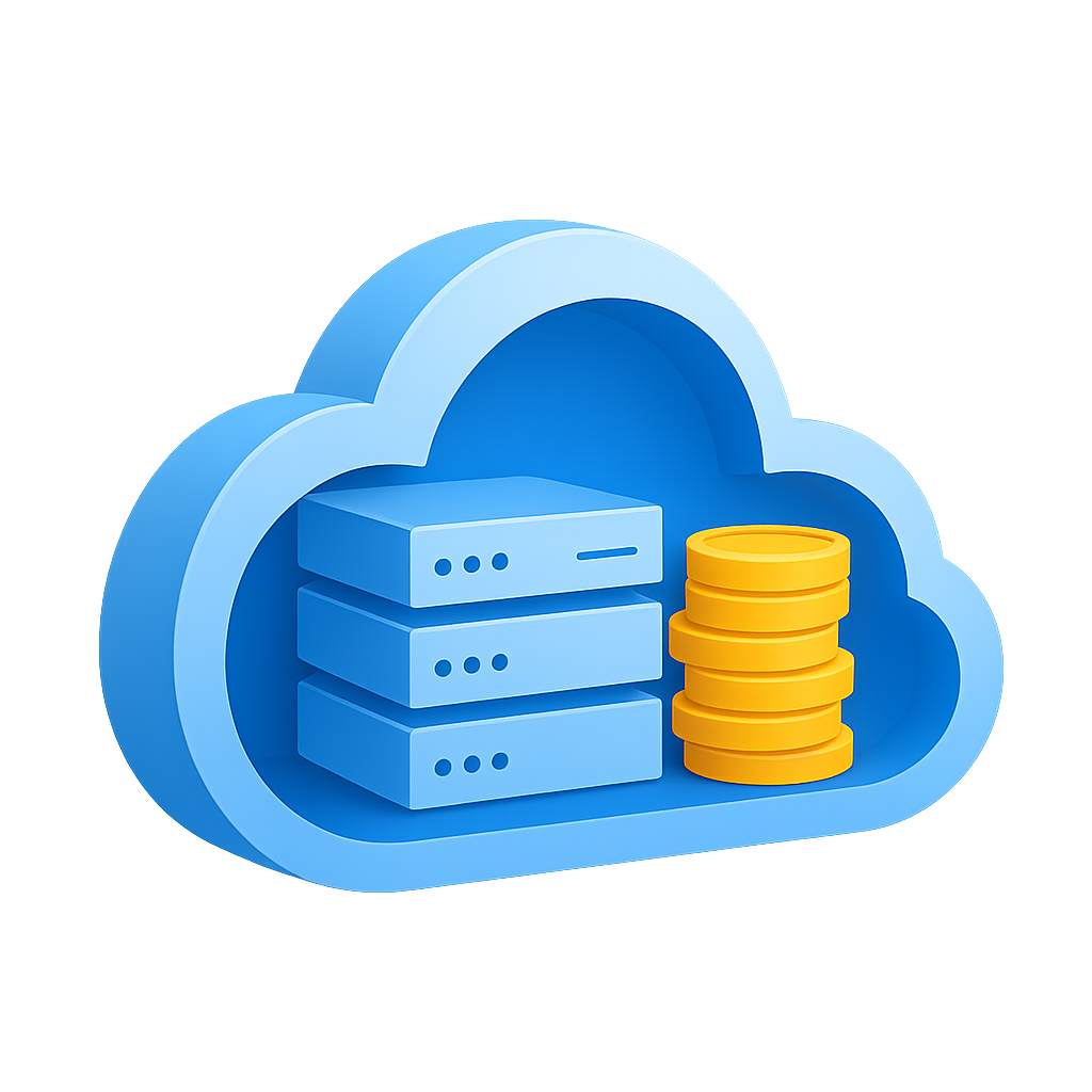 Cloud computing illustration